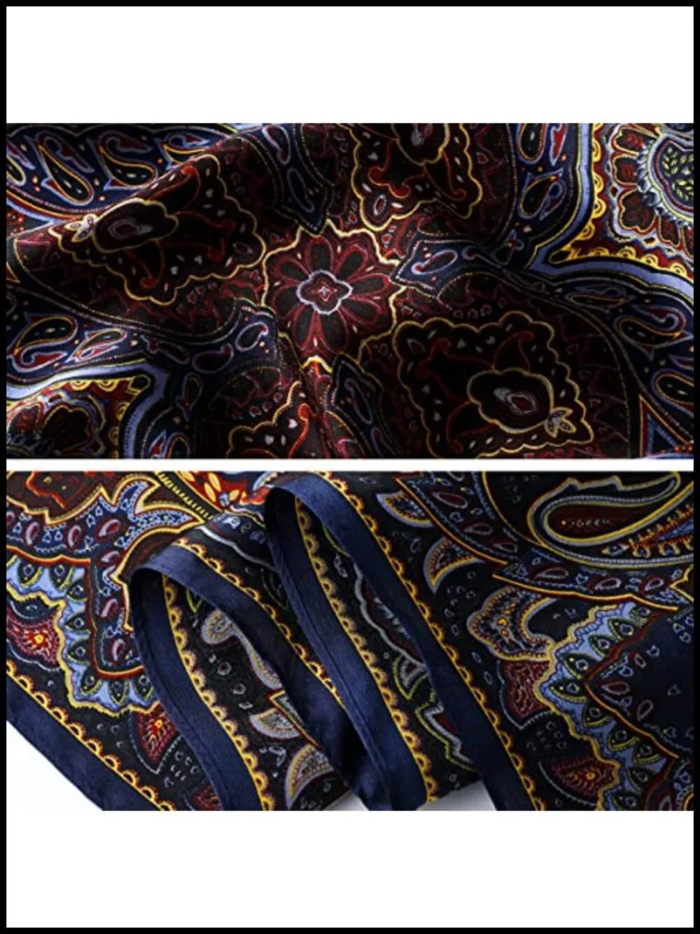 100% Mulberry Silk Square Scarf Lightweight Hair Head Neck Wrap Gift